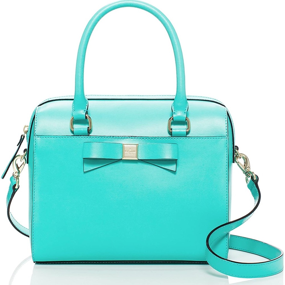 NWT Kate Spade Teal Bow Purse Ashton